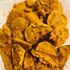 A picture of My fav asian food Pakoras 🥘. Ramadhan special. Good to serve as a snack.