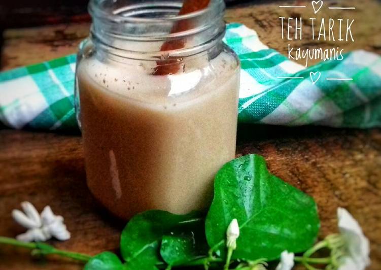 Resep Teh tarik kayumanis #pr_RecookMinTradisional, Bisa Manjain Lidah