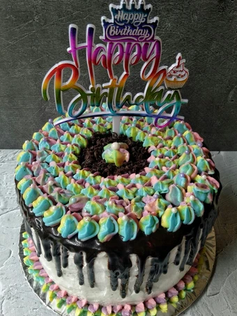 Cara Simple Menyiapkan Resep  Blackforest Kukus Birthday Cake yang Enak, Bikin Ketagihan