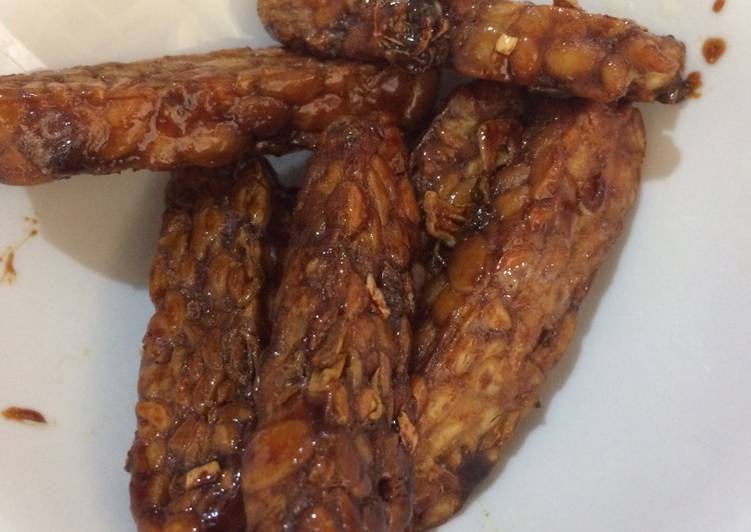 Resep Tempe goreng bumbu kecap Anti Gagal