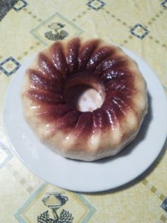 Una foto de Tarta de queso en microondas