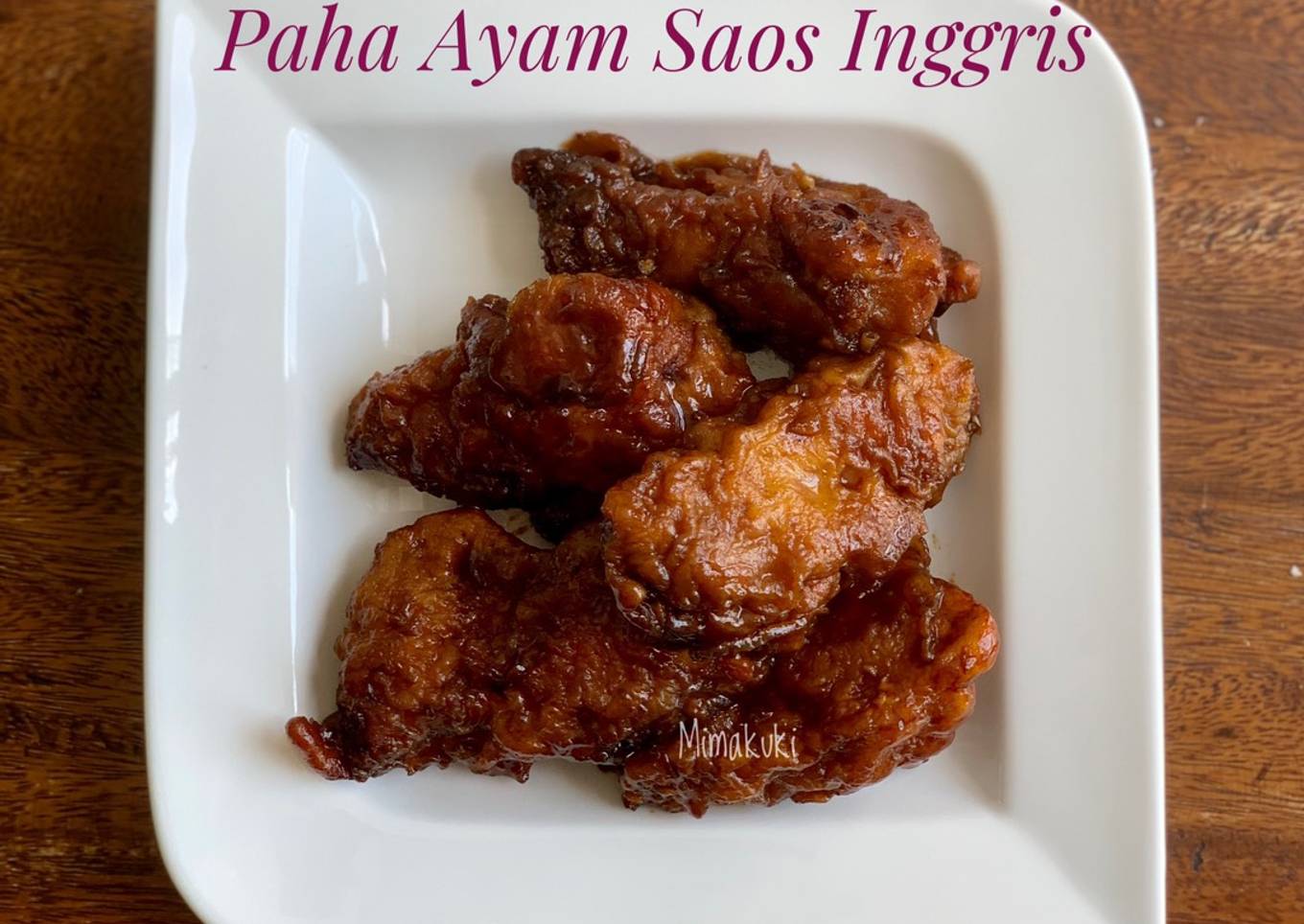 Sayap Ayam Saos Inggris