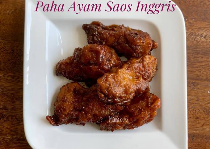 Resep Sayap Ayam Saos Inggris, Enak