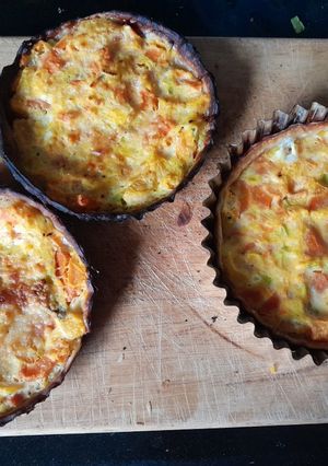 Una foto de Tarteletas de calabaza y zanahoria