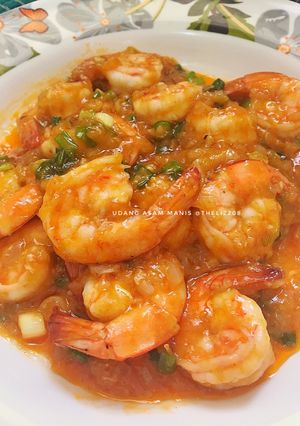 Foto resep Udang asam manis