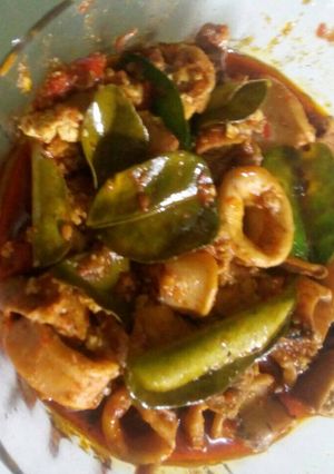 Foto resep Cumi tahu balado