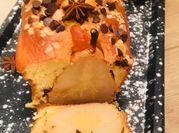 Une photo de chocolat noisettes poires