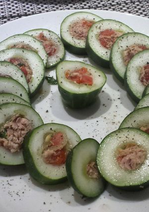 Una foto de Roll de Pepino