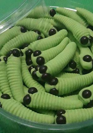 Foto resep Caterpillar cookies