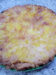 Una foto de Torta invertida de manzanas sin TACC