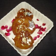A picture of Instant vrat ki paneer jalebis.
