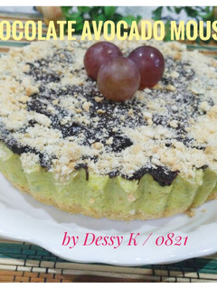 Foto resep 28. Chocolate Avocado Mousse Cake (No Bake) / Kue Alpukat