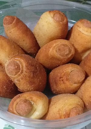 Foto resep Roti Goreng Isi Sosis