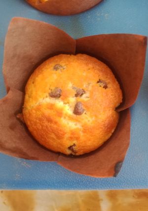 Une photo de Muffins aux pépites de chocolat
