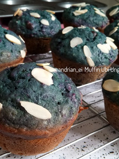 Foto resep Muffin Ubi Ungu (Yang Kebiruan)