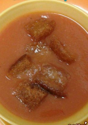 A picture of Tomato soup.