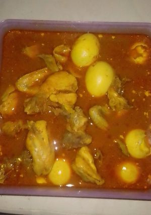 Foto resep Gulai Ayam telur Padang