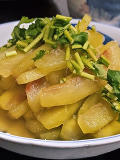 涼拌西瓜皮泡菜 的食譜成品照片