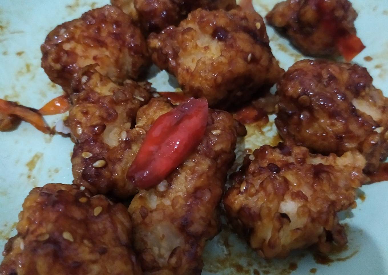 Ayam Mentega Krispi Pedas