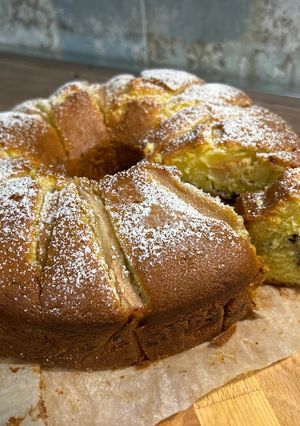 Foto di Torta Pere e Gocce di Cioccolato