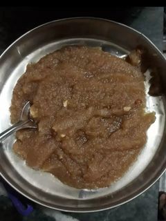 A picture of Suji ka halwa.