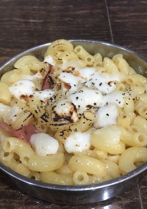 A picture of Cheesy Smoked Mayo Mac.