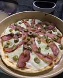 Pizza casera con Royal