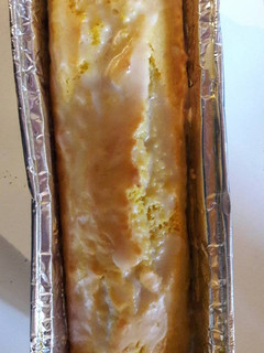 Una foto de Budín de mandarina glaseado