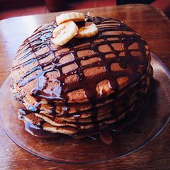 A picture of Easy Banana Pancakes Recipe.