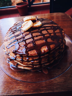 A picture of Easy Banana Pancakes Recipe.