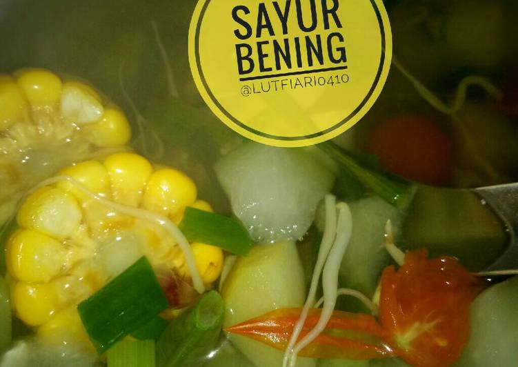 Resep Sayur bening yang Lezat Sekali