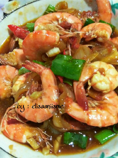 Foto resep Udang goreng mentega saos asam manis
