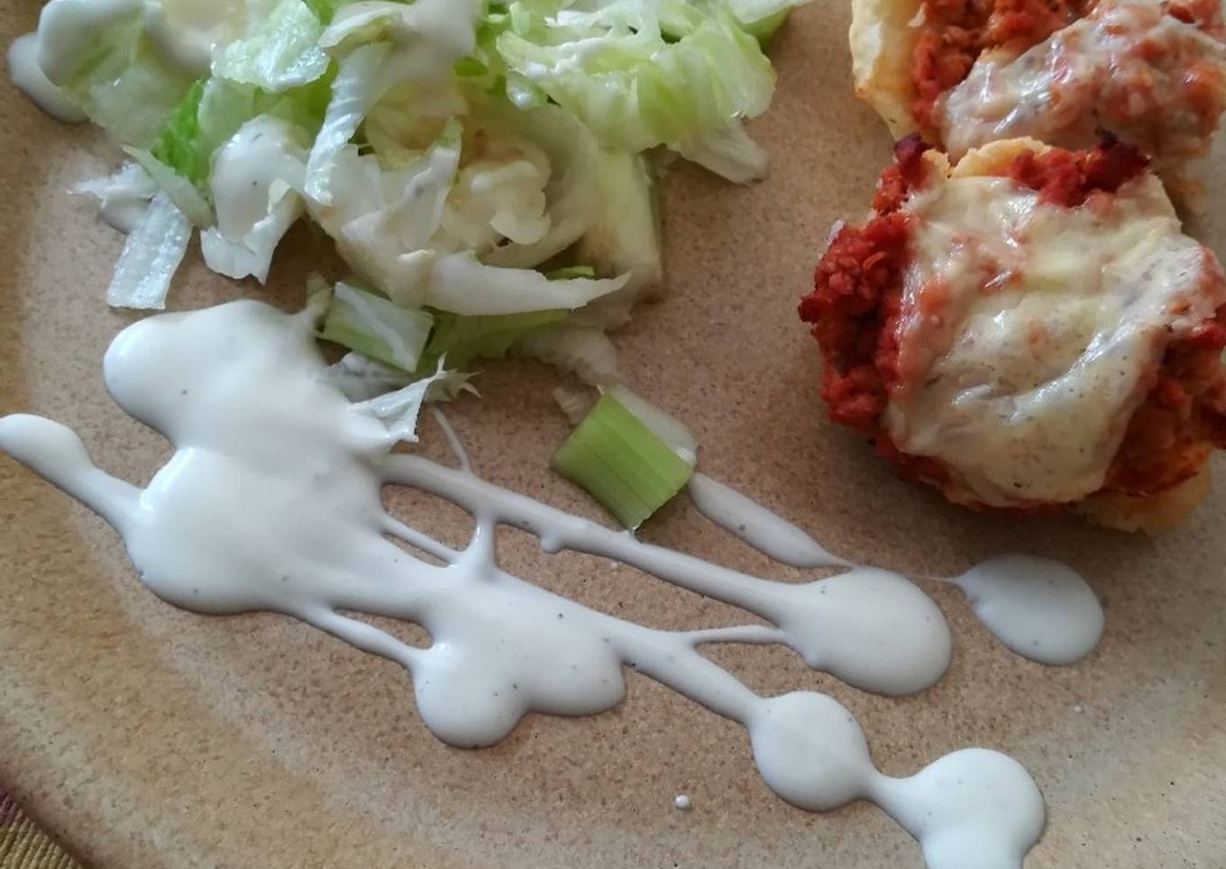 Timbales de puré de patatas con carne molida