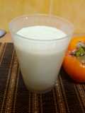 Batido-yogur de Kaki