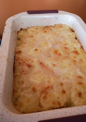 Sajtmártásos sütőben sült édesburgonya recept fotója