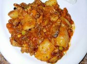 A picture of mixed vegetables boiled