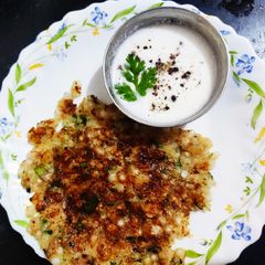 Upvasyachi Thalipeeth (Sabudana paratha) A picture of Upvasyachi Thalipeeth (Sabudana paratha).