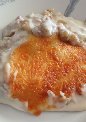 Una foto de ¡Berenjenas rellenas! 😋