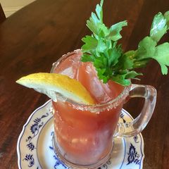 A picture of California Farm Cold Brew Bloody Mary.