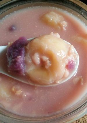 Foto resep Kolak ubi ungu pisang oatmeal