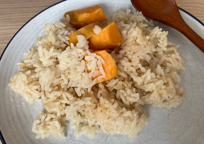 Nasi Ubi rice cooker dari akari papa