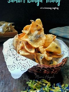 Foto resep Samiler Bunga Telang a.k.a Kecimpring Singkong
