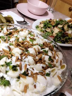 صورة لوصفة معكرونه باللبن