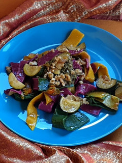 Foto di Tagliatelle colorate senza uova,vegan gourmet