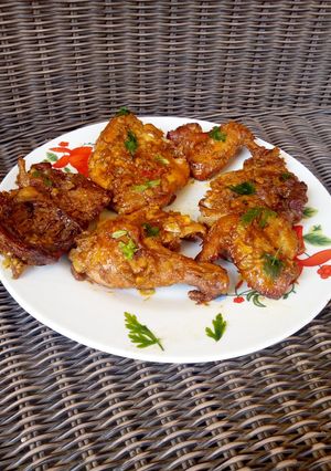 Grilled chicken/gasashshiyar kaza ainihin hoton girkin