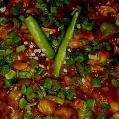 A picture of Chilli Mushroom.