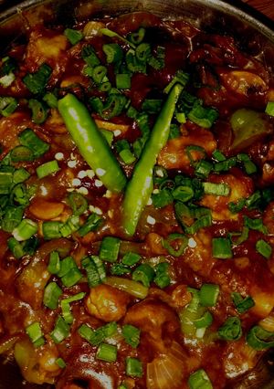 A picture of Chilli Mushroom.