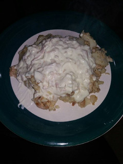 Una foto de Papas a la crema