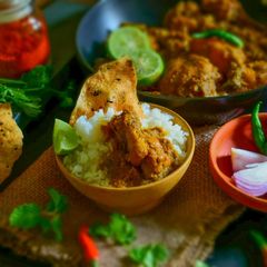 A picture of Masala Chicken-Rice Bowl.