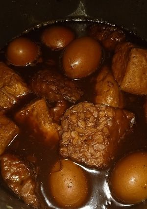 Foto resep Telur tahu tempe bacem